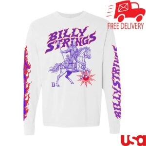Billy Strings Merch Store Knight’s Tale Long Sleeve Tee With Dates