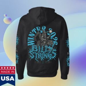 Billy Strings Merch Store Wizard Metal Zip Up Hoodie With Dates