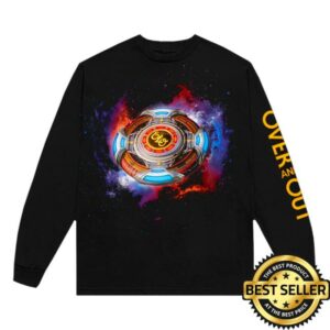 Jeff Lynne’s Elo Merch Store Galactic Over And Out Long Sleeve T-Shirt Black
