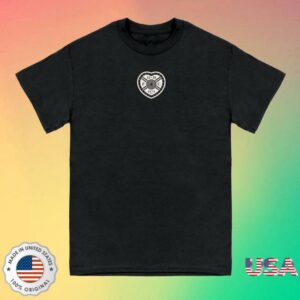 The Terrace Merch Store Hearts Iconic Collection T-Shirt Black