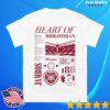 The Terrace Merch Store Hearts Iconic Collection T-Shirt White