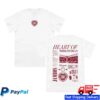 The Terrace Merch Store Hearts Iconic Collection T-Shirt White