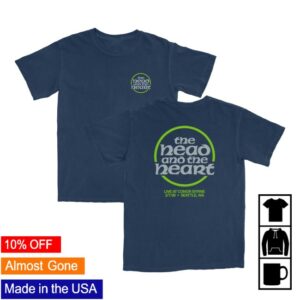 The Head And The Heart Store Merch Thath Seattle 2/7/26 Event Tee