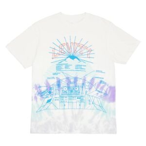 Levity Merch Store Shop Lasership Tour Control Panel Tee In Flood Tie Dye