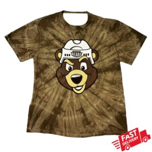 Hershey Bears Store Merch Coco The Bear Brown Tie Dye Youth T-Shirt