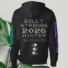 Billy Strings Store Merch Winter 2026 Hoodie With Dates Hoodie