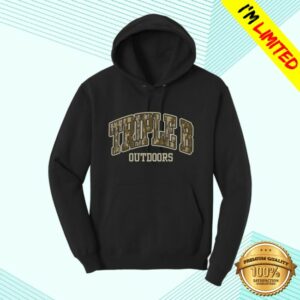 Bbboutdoors Store Merch Black & Bottomland Triple B Hoodie