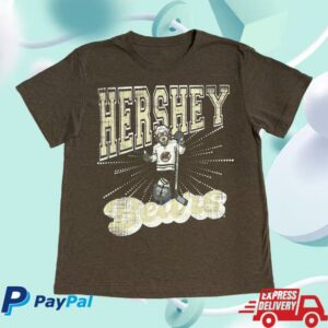 Hershey Bears Merch Store Hershey Bears Ladies Coco Brown T-Shirt
