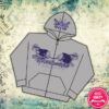 Paper Wings Records Merch Store Katywentmissing Gray Zip-Up Hoodie