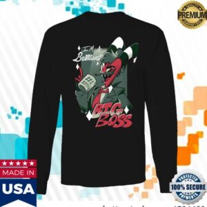 Sharkrobot Shop Merch Store Spindlehorse Brilliant Big Boss Long Sleeve Shirt