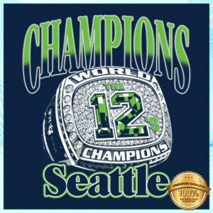 Barstool Sports Store Merch Seattle Champions Ring Tee
