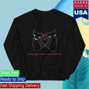 Emily Strange Store Merch Meow And Furrever Crewneck