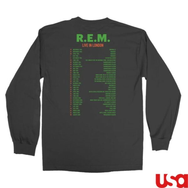 Rem Store/unit Rem Store Merch Live In London Long Sleeve Tee - Newest Fashion Trends