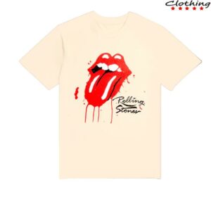 The Rolling Stones Shop Merch Store Rolling Stones Dripping Tongue T-Shirt