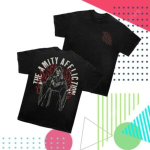 The Amity Affliction Merch Store Shop Fire Reaper Black T-Shirt