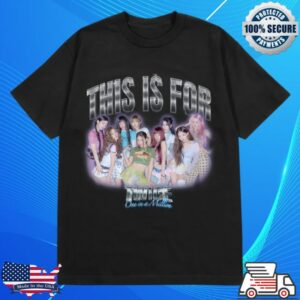 Twice Official Store Merch Online Exclusive Black T-Shirt