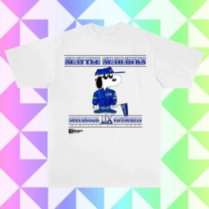 Throwbacks Nw Store Merch Seattle Seahawks Super Bowl Champions Throwbacks Snoopy Shirt