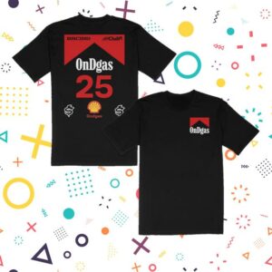 Ondgas Merch Store Shop 100 Entries Black Formula 1 Tee