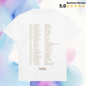 Kohai Store Merch Wave To Earth 0.03 Na Tour Cream T-Shirt