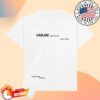kenny kohai store merch colde blueprint na tour white t shirt