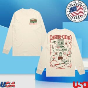 Relish Brand Store Merch Christmas In Chicago – Mccallister’s – Ivory – Long Sleeve