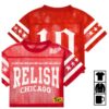 kenny relish brand store merch hard knocks jersey barbed wire red jersey wpsdd