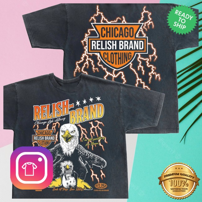 Relish Brand Store Merch I’ve Got Something For Yoou – Eagle Tee – Vintage Black