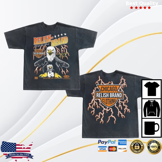 Relish Brand Store Merch I’ve Got Something For Yoou – Eagle Tee – Vintage Black