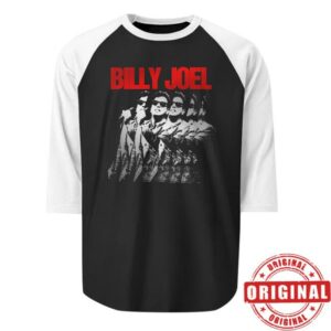 Billy Joel Shop Merch Store 12 Gardens Raglan Baseball T-Shirt