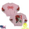 Carcosabc Merch Store Roses Redux Pullover Hoodie Pink Variant