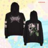 Carcosabc Merch Store Roses Redux Pullover Hoodie Pink Variant