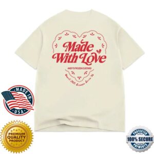 Eatandys Shop Merch Store Andy’s Frozen Custard Made With Love T-Shirt