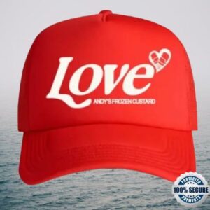 Eatandys Shop Merch Store Andys Frozen Custard Love Trucker Hat