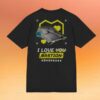kenny Super Earth Salute Merch Store SES I Love Bastion T Shirta