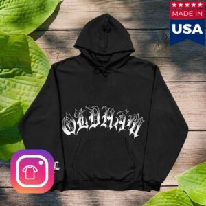 Knocked Loose Store Merch Oldham (Belly Print) Black Pullover Hoodie