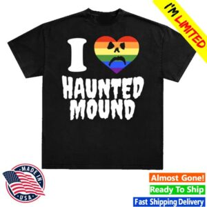 Haunted Mound Shop Merch Store I Heart Hm Pride Tee