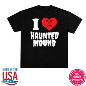 Haunted Mound Shop Merch Store I Heart Hm Black Tee