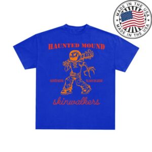 Haunted Mound Merch Store Skinwalkers Blue Tee