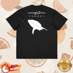 Yandel Store Merch Shop Infinito Oversized T-Shirt Ataque De Tiburón