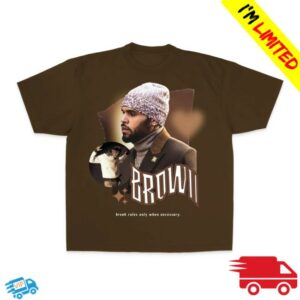 Shop Chris Brown Merch Store Superstar Brown Ss T-Shirt