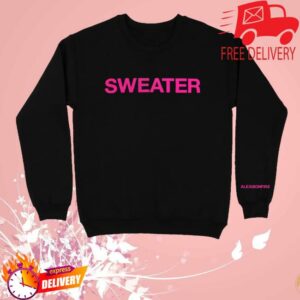 Alexisonfire Store Merch Shop Pink Suede Sweater Crewneck Sweatshirt