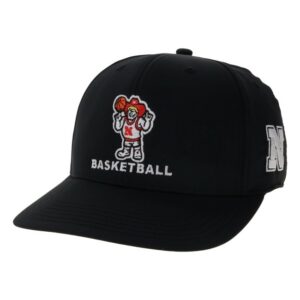 Husker Hounds Store Merch Black Herbie Basketball Wordmark Hat