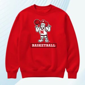 Husker Hounds Store Merch Red Basketball Crew Herbie – Nebraska Cornhuskers