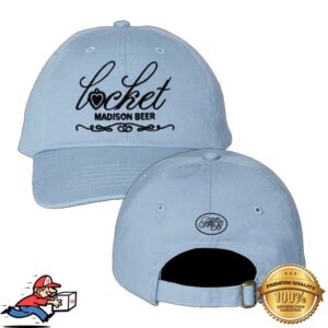 Madison Beer Shop Merch Store Locket Baby Blue Dad Hat