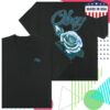 kenny obey clothing store merch airbrushed rose heavyweight t shirt dpsdd
