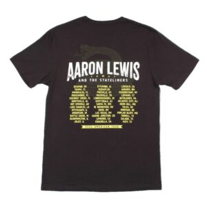 Aaron Lewis Merchandise Store Merch Aaron Lewis 2026 Tour Tee (Black)
