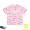 kenny Corteiz Merch Store Island Puff Print Tee Pink Tiger Camoa