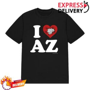Gatecreeper Merch Store I Heart Az Black Tee