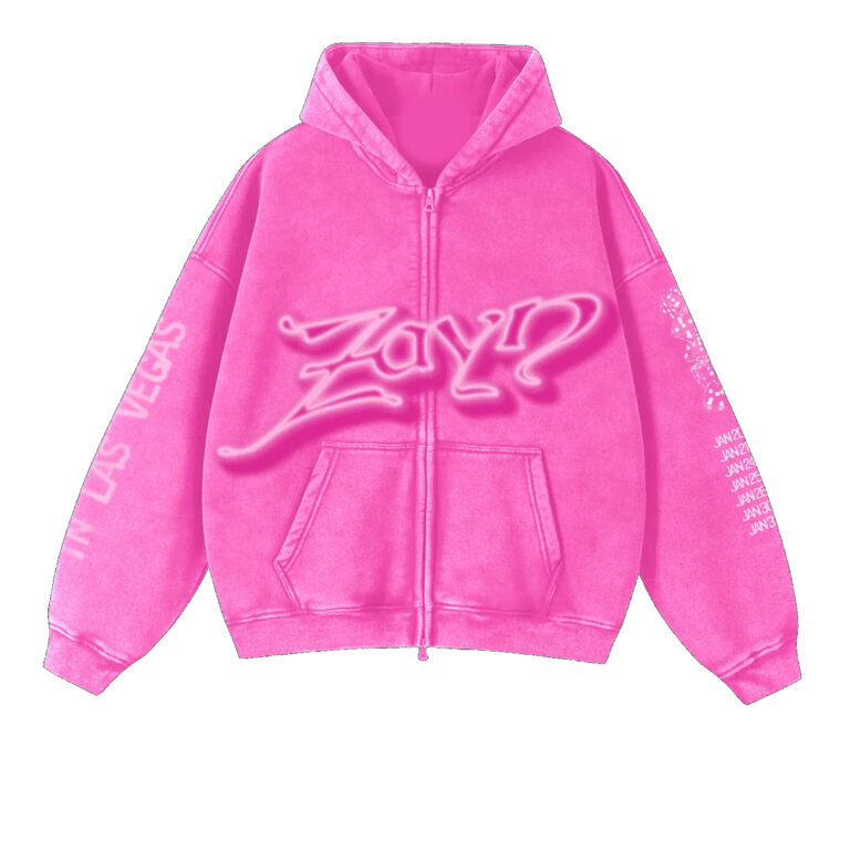 Zayn Store Merch Shop Zayn Airbrush Pink Las Vegas Hoodie
