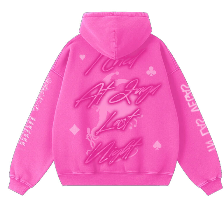 Zayn Store Merch Shop Zayn Airbrush Pink Las Vegas Hoodie